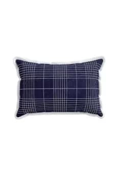 'Hamptons Check' Cotton Cushion