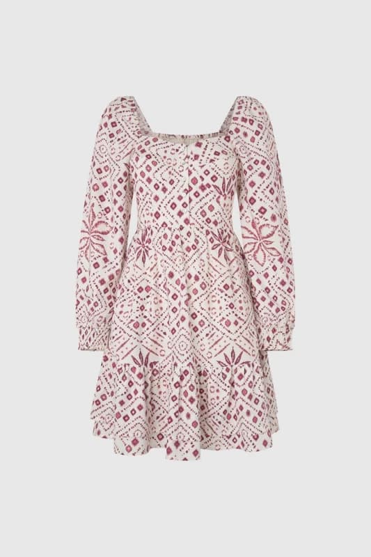 Pepe Jeans Womens Doxa Print Dress Multi Size: Small Multicolor Female S