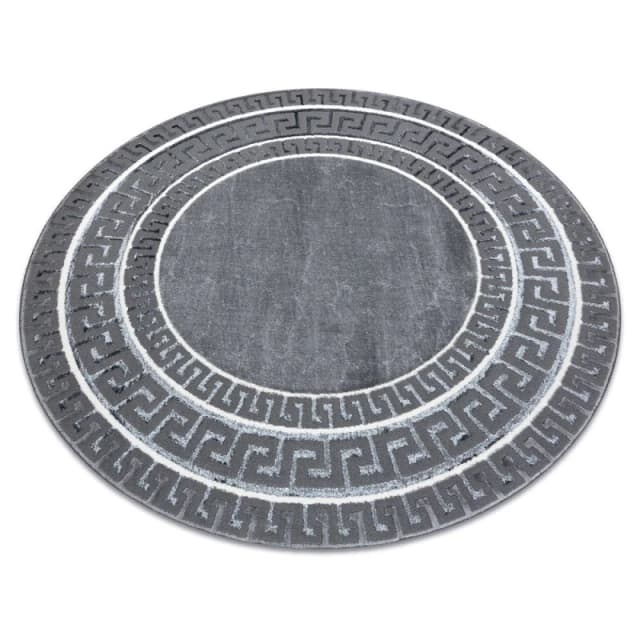 RugsX Allure Rug in Grey Size: 200cm diameter Grey Unisex 200cm diameter