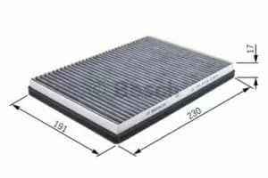 Bosch 1987432066 Cabin Filter M2066