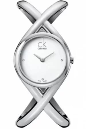 Ladies Calvin Klein Enlace Small Diamond Watch K2L24126