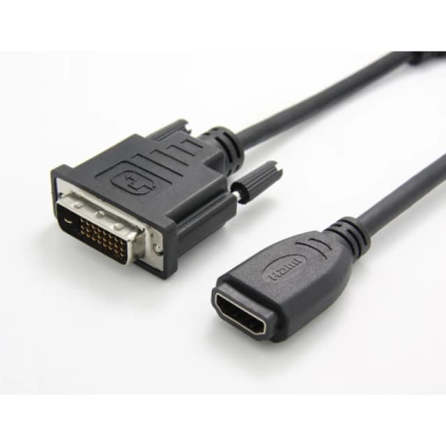 Value Cableadapter. DVI M - HDMI F