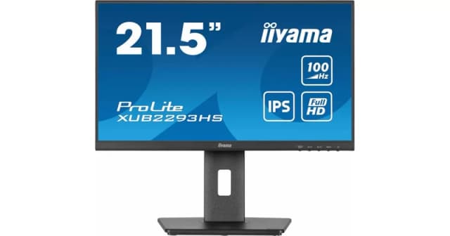 iiyama ProLite XUB2293HS-B6 22" Class Full HD LED Monitor - 16:9 - Matte Black XUB2293HS-B6