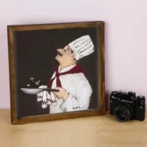 KZM463 Multicolor Decorative Framed MDF Painting