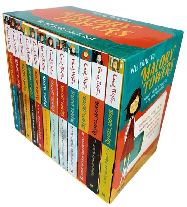 Malory Towers 12 Books Collection Set by Enid Blyton (First Term, Second Form, Third Year At Malory Towers) Enid Blyton Books