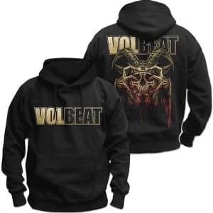 Volbeat - Bleeding Crown Skull Mens X-Large Pullover Hoodie - Black