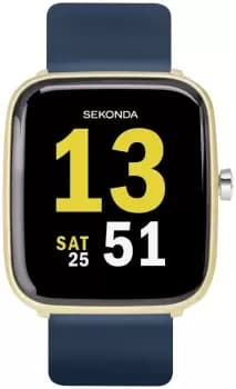 Sekonda Navy Blue Silicone Strap Smart Watch