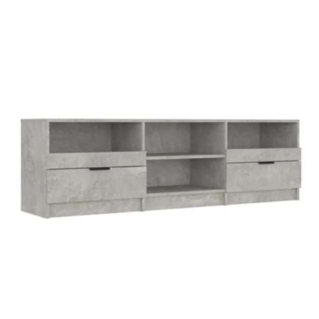 vidaXL TV Cabinet Concrete Grey 150x33.5x45cm Engineered Wood, Grey 811461