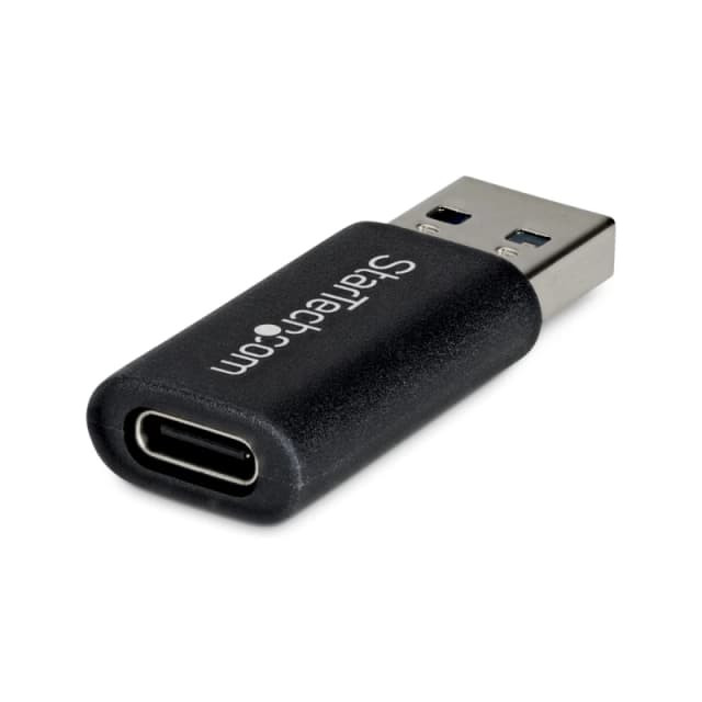 StarTech.com StarTech.com USB-A to USB-C Adapter, USB-A Male to USB-C Female Converter, USB 10Gbps, 5V 900mA, USB to USB C Adapter for USB-A Chargers/