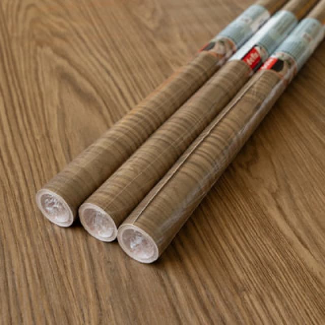 D-C-Fix Woodgrain Casella Oak Brown Self Adhesive Vinyl Wrap Film For Kitchen Doors And Worktops 2M(L) 67.5Cm(W) Pack Of 3 Rolls