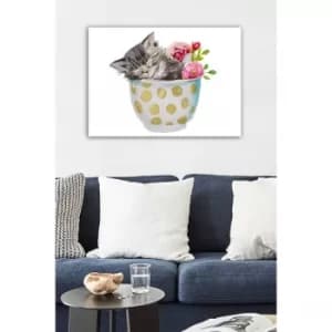 402645478-5070 Multicolor Decorative Canvas Painting