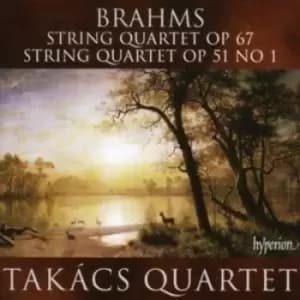 Johannes Brahms - String Quartets Opp. 67 and 51 No. 1 (Takacs Quartet) CD Album - Used