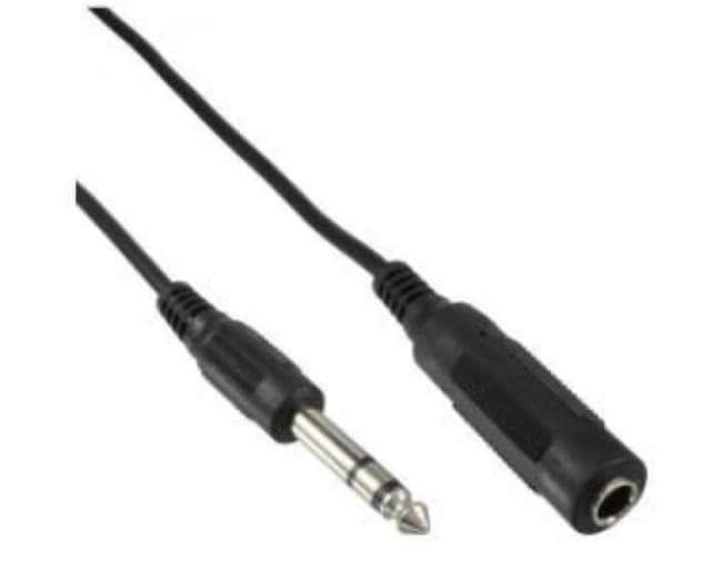 Microconnect AUDNU5 audio cable 5m 6.35mm Black