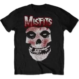 Misfits - Blood Drip Skull Unisex XX-Large T-Shirt - Black