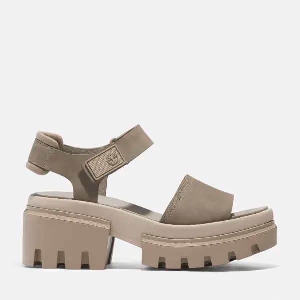 Timberland - Everleigh Two-Strap Sandal For Her in Beige, Woman, Beige, Size: 7