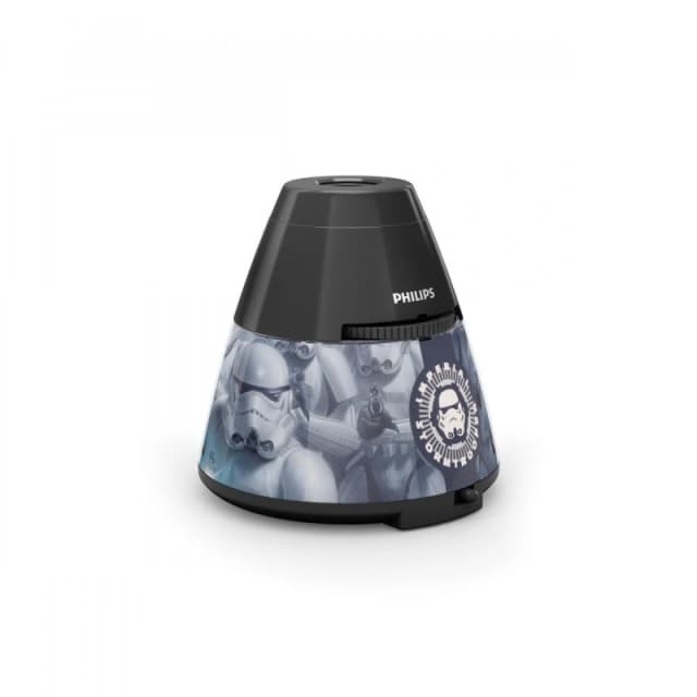 Star Wars Philips LED Children's Night Light and Projector - Black