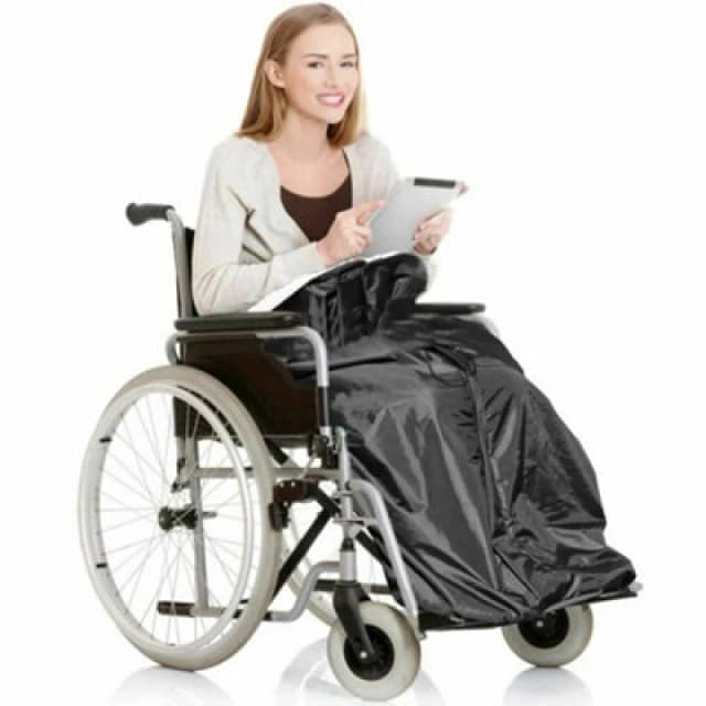 Wheelchair Cozy Wrap Waterproof Fleece Blanket Throw Travel Lined Cosy Leg Cover
