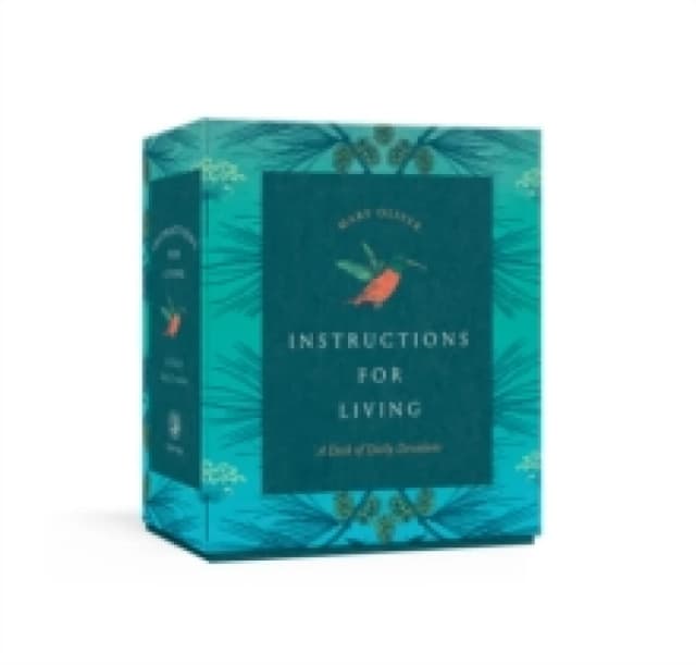 Instructions for Living. Cards. By Mary Oliver Books