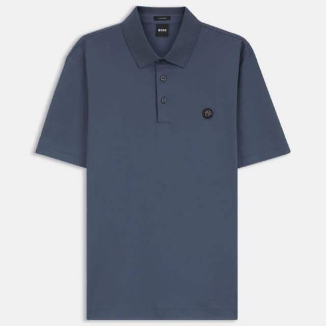 Boss C-Parris 01 Mercerised Cotton Polo Shirt Blue male M