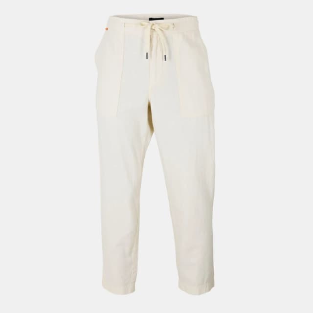 Boss Mens Sisla-Pp Straight Trousers Light Beige male 30W R