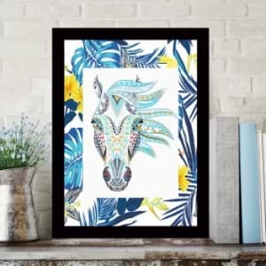 SC02623666732 Multicolor Decorative Framed MDF Painting