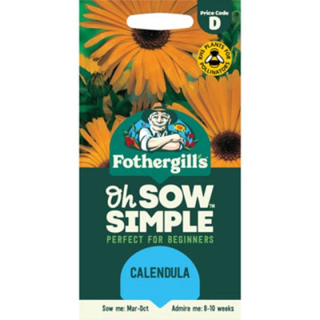 Mr Fothergills Pot Marigold Calendula Flower Seeds