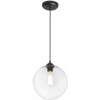 Faro Lighting - Faro Clara - 1 Light Ceiling Pendant Antique Brass with Globe Shade, E27