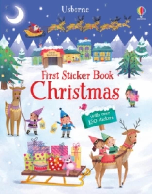 First Sticker Book Christmas : A Christmas Sticker Book for Children Paperback / softback