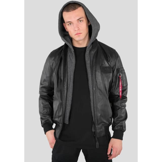alpha industries Jacket Alpha Industries MA-1 D-Tec Leather LW Noir Male S