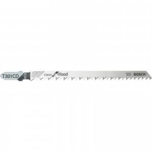 Bosch T301 CD Wood Cutting Jigsaw Blades Pack of 5
