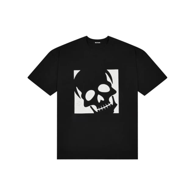 No Fear Mens Graphic T-Shirt Black Skull male S