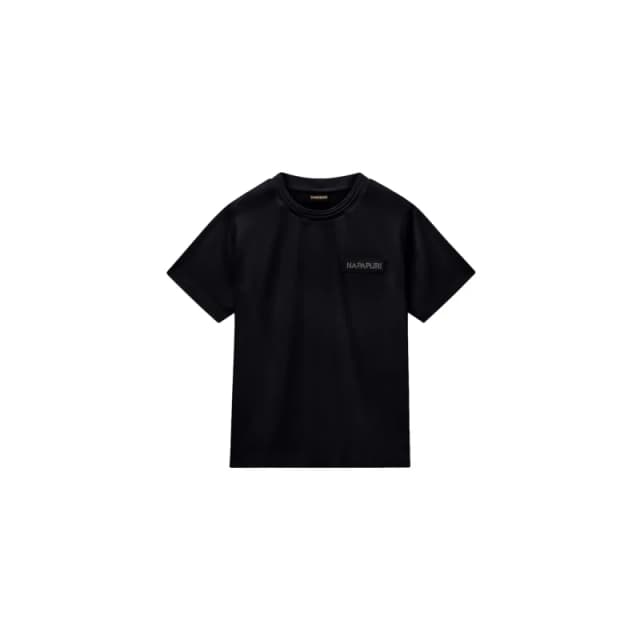 Womens T-Shirt Napapijri Clarao Noir Female XS