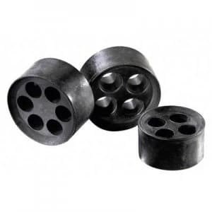 Multi seal inset M12 Elastomer Black Wiska MFD 1202020