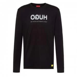 Hugo Boss X Smiley Logo Long Sleeve T-Shirt Black Size L Men