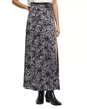 The Kooples Floral Print Maxi Skirt