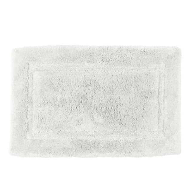 Allure Bath Fashions Bamboo Cotton Non-Slip Bath Mat - White