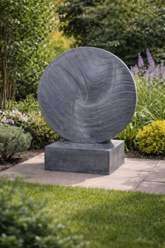 Vossmoon Vortex Grey Garden Ornament 64.5X51Cm