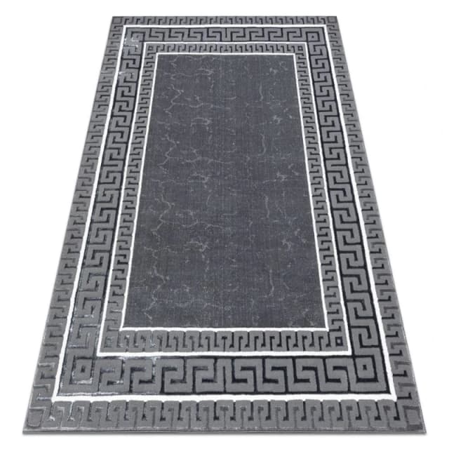 RugsX Allure Rug in Grey Size: 80cm x 150cm Grey Unisex 80cm x 150 cm
