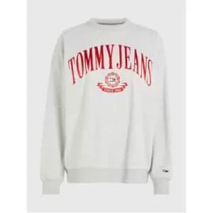 Tommy Jeans Tjw Ovr Varsity Prep 1 Crew - Grey