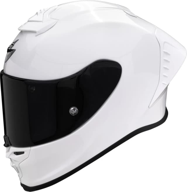 Scorpion EXO-R1 Evo Air FIM Racing #1 Solid Pearl White Full Face Helmet Size XS