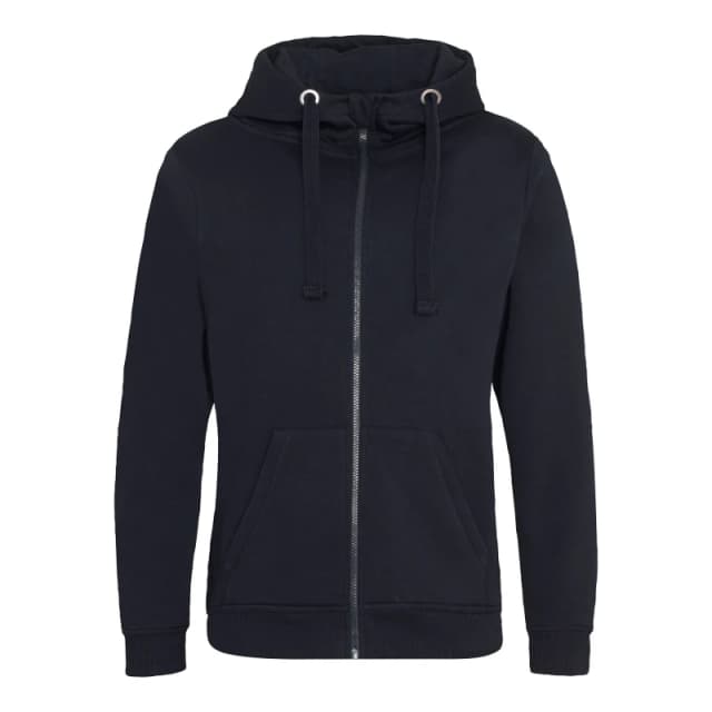 AWDis AWDis Men Just Hoods Graduate Heavyweight Full Zip Hoodie in Navy Size: X-Small Navy XS Male 5057819204841
