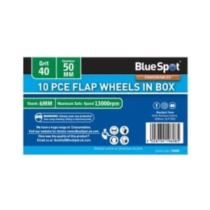 10 Piece 40 Grit 50MM Flap Wheels in Box