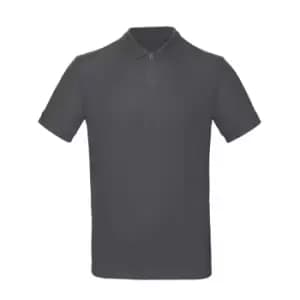 B&C Mens Inspire Polo (XL) (Dark Grey)