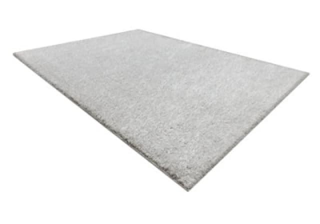 RugsX Carpet Buenos 7005 Shaggy Plain, Single Color Silver 60X100 Cm