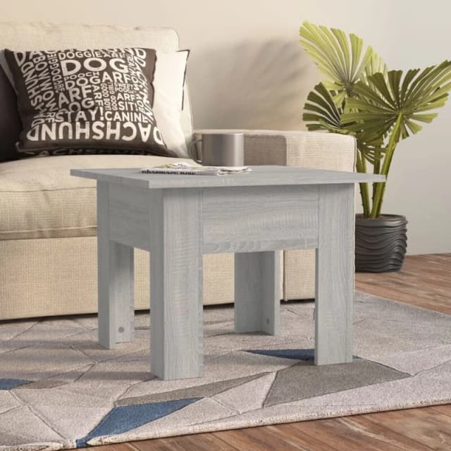 VIDAXL Coffee Table Grey Sonoma 55x55x42cm Engineered Wood Vidaxl 8720286837535
