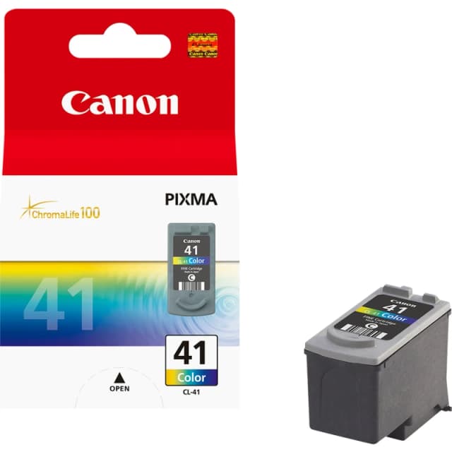 Canon CL41 Cyan Magenta Yellow Standard Capacity Ink Cartridge 12ml - 0617B001 CACL41