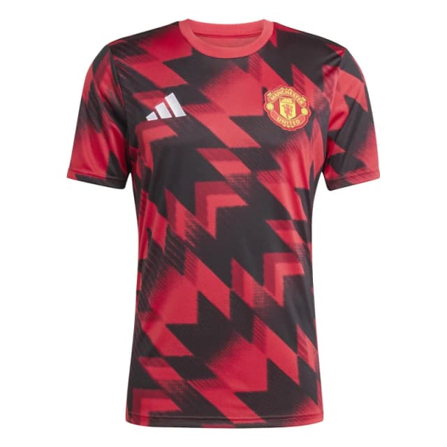 adidas Manchester United Pre Match Shirt 2025 2026 Adults Red male L