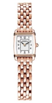 Michel Herbelin 17438-PR22B Womens Art Deco Rose Gold Tone Wrist Colour - Silver