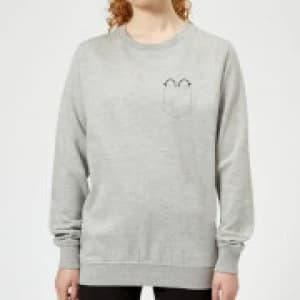 Harry Potter Harry Potter Pocket Glasses Womens Sweatshirt - Grey - 3XL