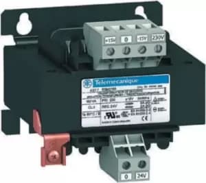 Schneider Electric Abt7Esm006B Transformer, 63Va, 1 X 24V